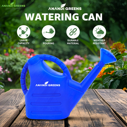 Watering-Can-Blue-5L – Stylish- &-Durable-Gardening-Water-Sprayer