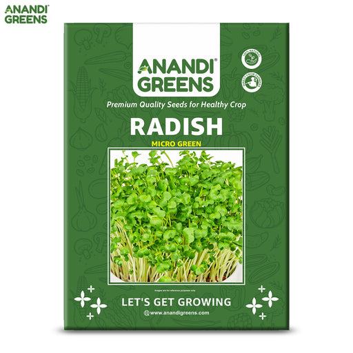 Radish-(मूली माइक्रोग्रीन)-Microgreens-Seeds