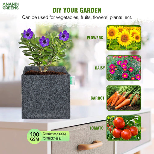 Geo-Fabric-Rectangular-Plant-Grow-Bag-400-GSM-9x9x9-Inch