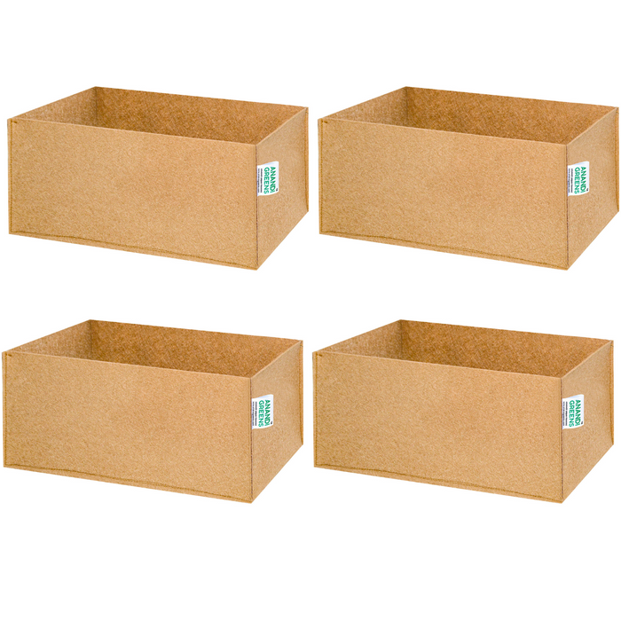 Geo-Fabric-Rectangular-Plant-Grow-Bag-400-GSM-12x6x6-Inch