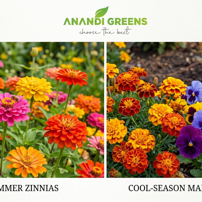 Summer and winter flower seed varieties for Indian garden sowing guide