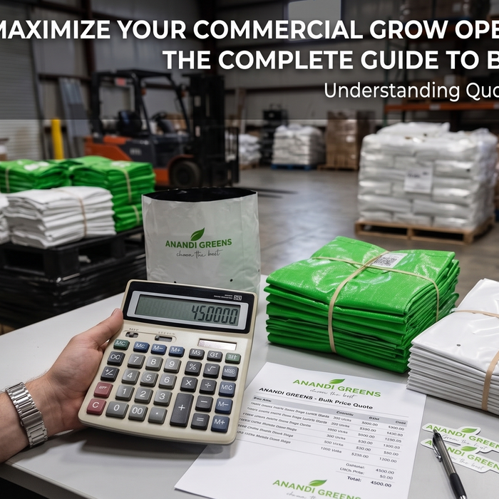 Comparing grow bag wholesale pricing quotes from different suppliers in India