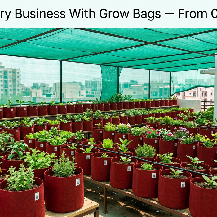 How to start a plant nursery business using grow bags in India — setup guide — Anandi Greens grow bag supplier