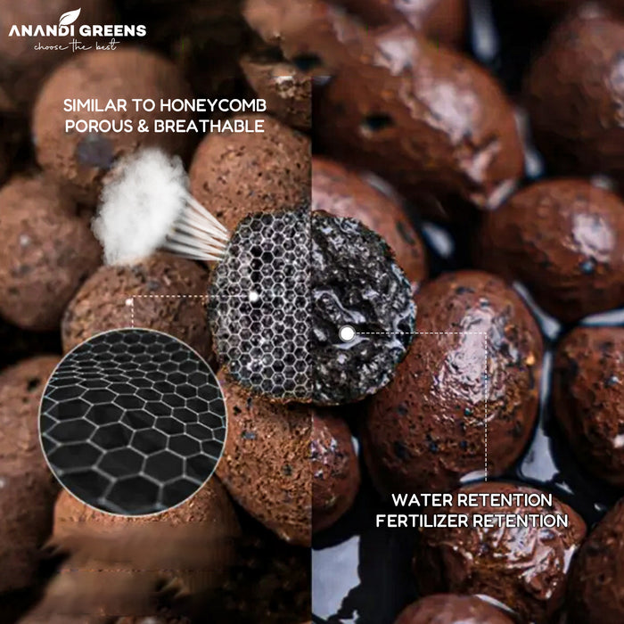 Expanded Clay Aggregate (मिट्टी की गोलियां) For Hydroponics, Orchids & Drainage
