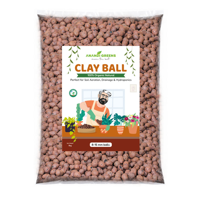 Expanded Clay Aggregate (मिट्टी की गोलियां) For Hydroponics, Orchids & Drainage