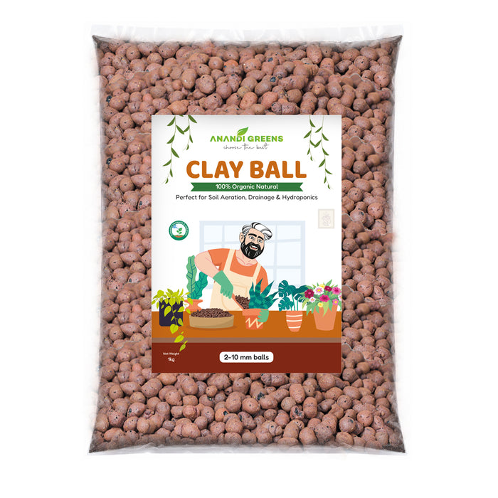 Expanded Clay Aggregate (मिट्टी की गोलियां) For Hydroponics, Orchids & Drainage