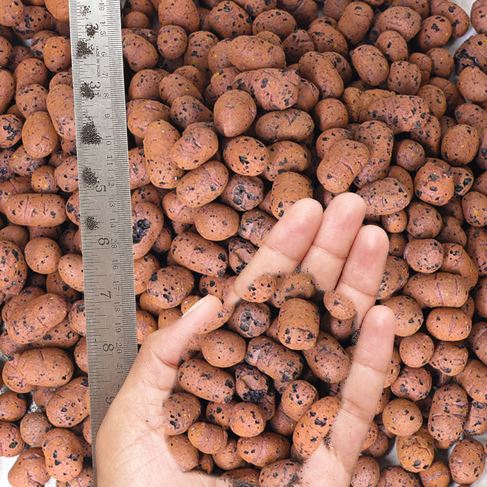 Expanded Clay Aggregate (मिट्टी की गोलियां) For Hydroponics, Orchids & Drainage