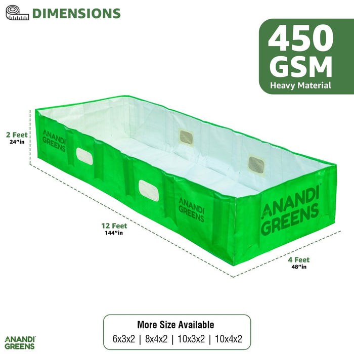 12X4X1 Vermibed