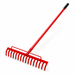 12 Teeth Garden Rake for Weeding Soil Leveling & Cleaning