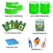 15-in-1 Kitchen Gardening Starter Kit with Grow Bags Vegetable Seeds & tools, Potting mix seedling tray