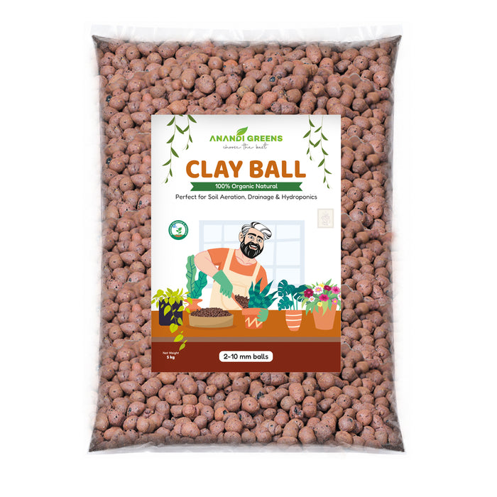 Expanded Clay Aggregate (मिट्टी की गोलियां) For Hydroponics, Orchids & Drainage