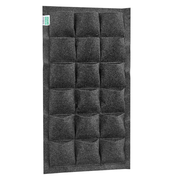 Wall-Mounted Grow Bags - 18 Pockets for Vertical Gardening (Indoor & Outdoor)