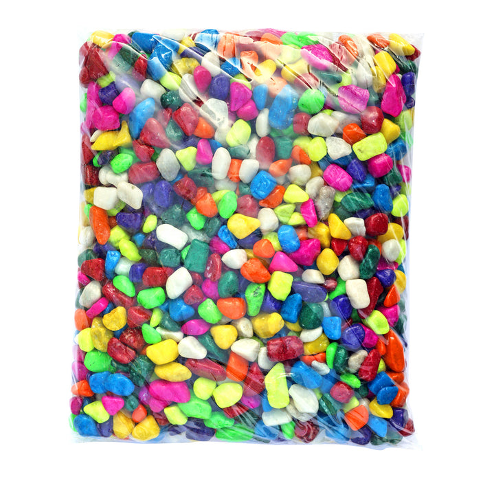Multicolor Pebbles Stone (मल्टीकलर कंकड़) – Garden & Home Decoration