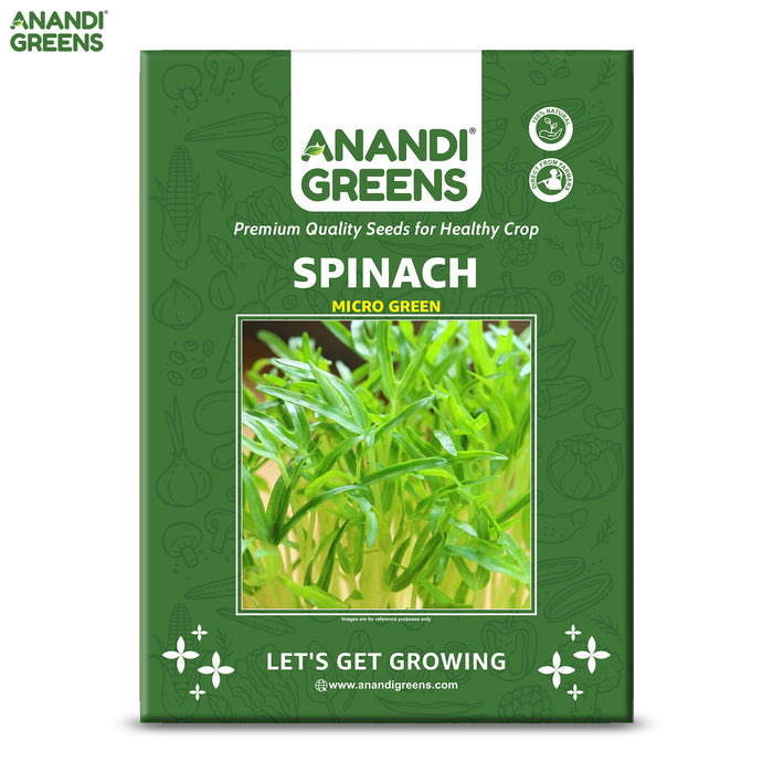 Spinach (पालक माइक्रोग्रीन) Microgreens Seeds