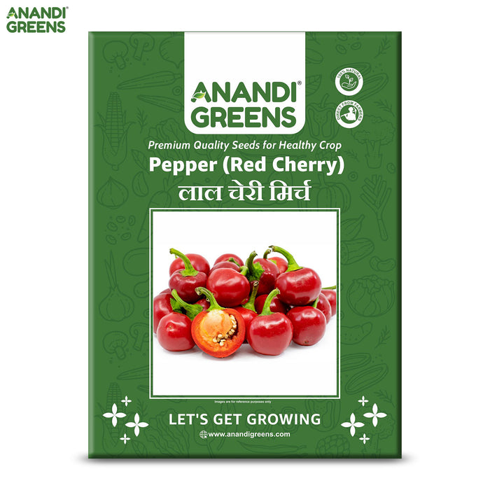 Pepper Red Cherry (लाल चेरी मिर्च) Seeds