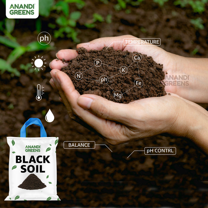 Garden Black  Soil for  Plants