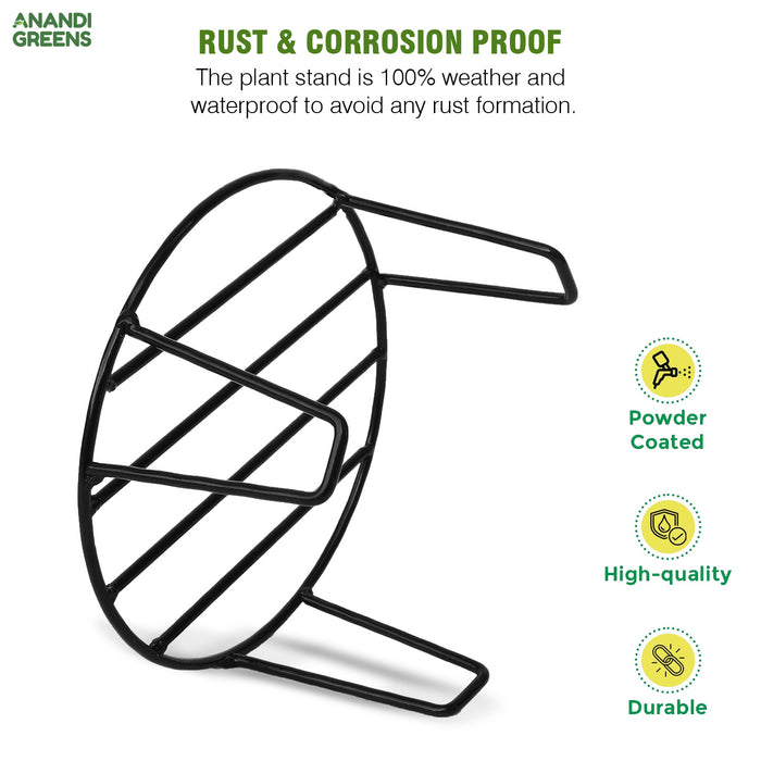 Premium Quality Iron Round Plant Stand