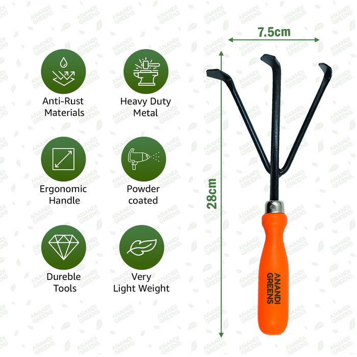 Premium Quality Hand Rake (Mild Steel)