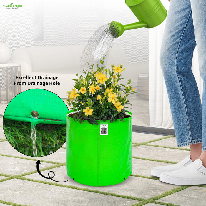 HDPE Circular Grow Bag 9x9 Inch | 260 GSM