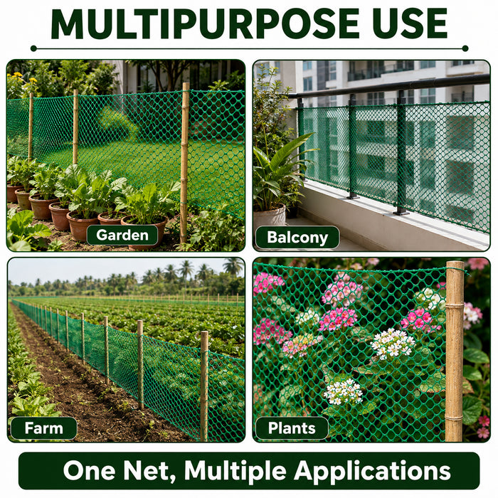 450 GSM - Virgin HDPE Garden Fencing Net