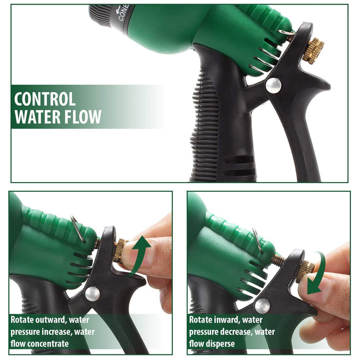 Premium Quality 8 Pattern High Pressure Garden Hose Nozzle Water Spray