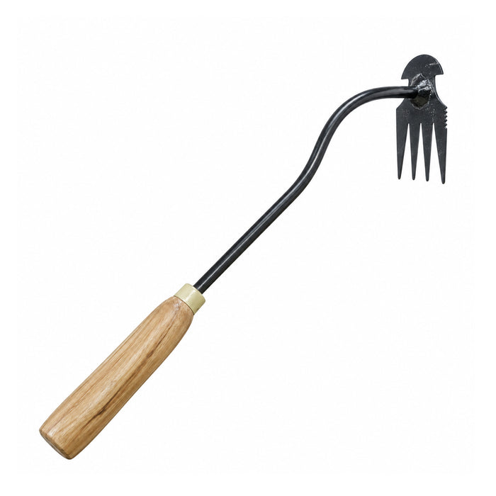 4-Claw Hand Weeder Tool for Gardening & Heavy Duty Weed Remover &amp; Soil Cultivator