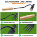 4-Claw Hand Weeding Tool for Gardening & Heavy Duty Weed Remover &amp; Soil Cultivator