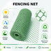 450 GSM RP HDPE Garden Fencing Net | Green Hexa Plastic Fence Mesh for Garden, Balcony, Plants &amp; Outdoor Protection