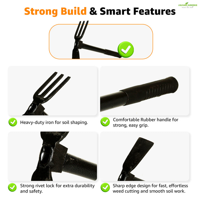 2-In-1 Double Hoe Cultivator