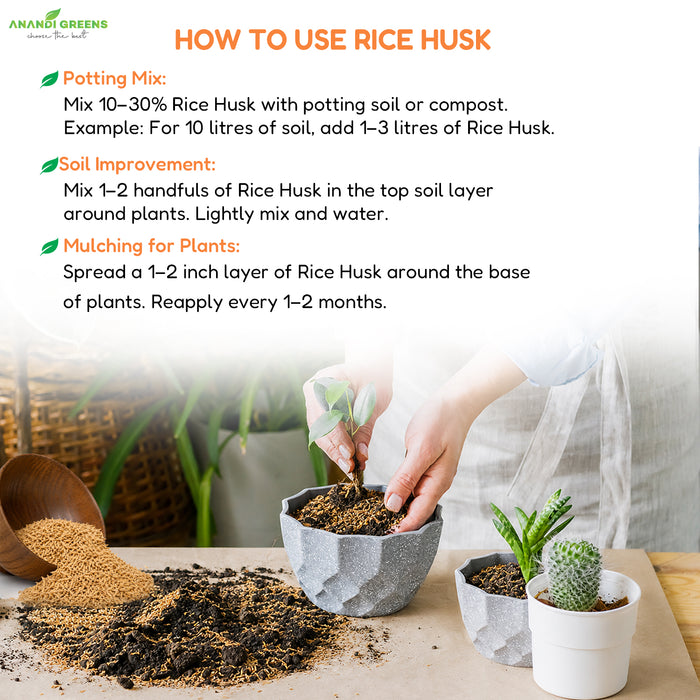 Rice Husk for Garden