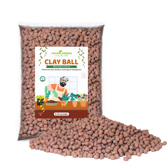 Expanded Clay Aggregate (मिट्टी की गोलियां) For Hydroponics, Orchids & Drainage
