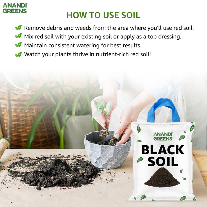 Garden Black  Soil for  Plants