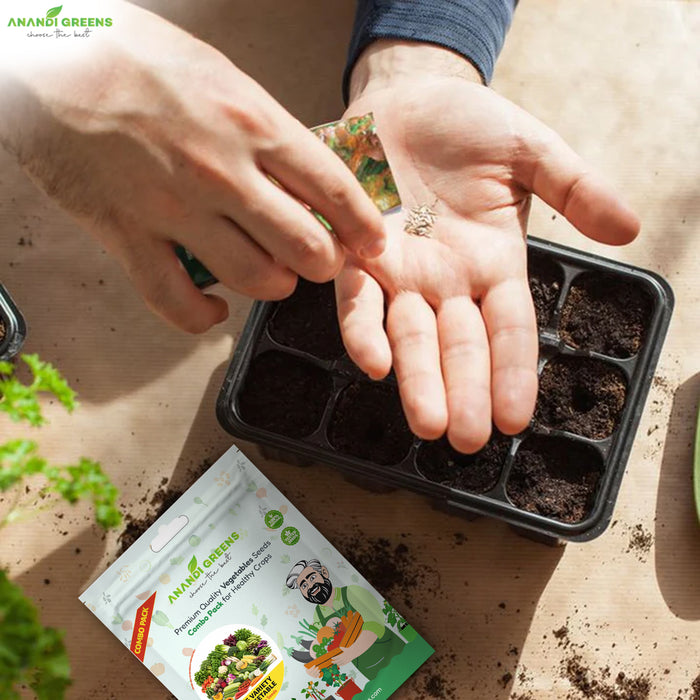 Desi Vegetable Seeds Combo Pack (45 Varieties) – सब्ज़ियों के बीजों का कंबो पैक
