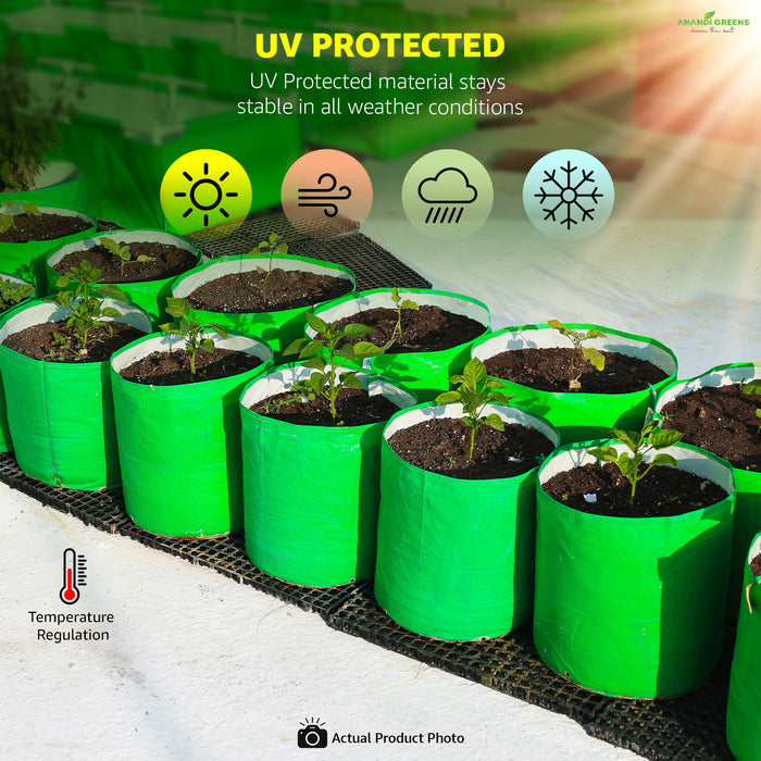 HDPE Circular Grow Bag 18x18 Inch | 260 GSM