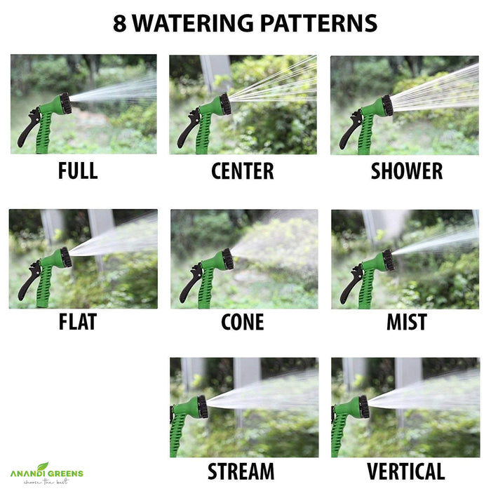 Garden Water Hose Pipe with Nozzle Spray