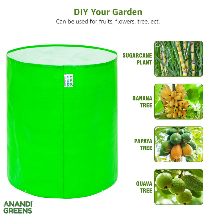 HDPE Circular Grow Bag 18x24 Inch | 260 GSM | UV Protected