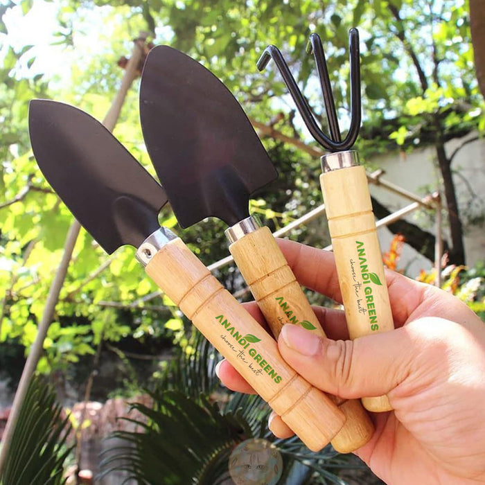 best succulent tools Succulent Plant Mini Tools Set 3-in-1 – Trowel, Fork & Cultivator — Anandi Green's