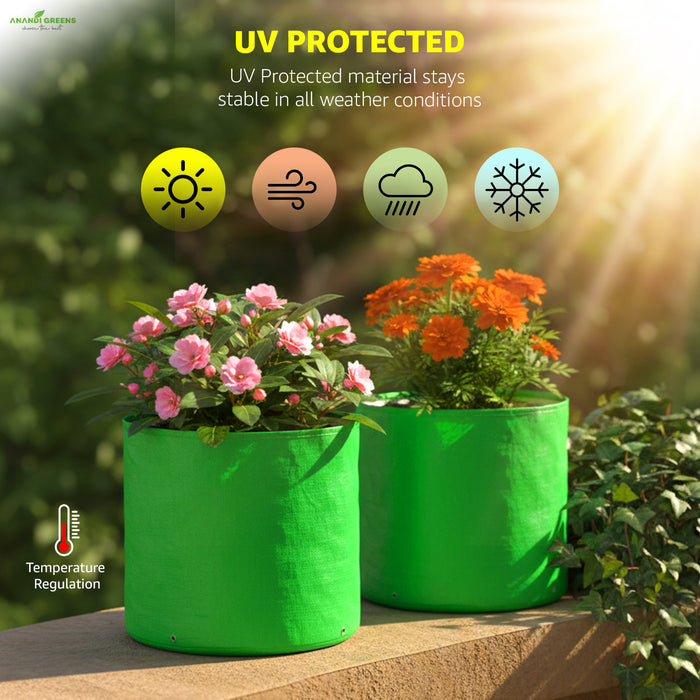 HDPE Circular Grow Bag 9x9 Inch | 260 GSM