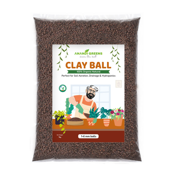 Expanded Clay Aggregate (मिट्टी की गोलियां) For Hydroponics, Orchids & Drainage