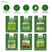 6 in 1 microgreens seeds combo pack with mustard, broccoli, pea, radish, sunflower and swiss chard microgreens growing