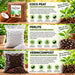  6-in-1 Soilless Potting Mix Combo Cocopeat, Vermicompost, Perlite, Trichoderma, Pseudomonas &  Bone Meal for Plants growth, Strong root & disease Control