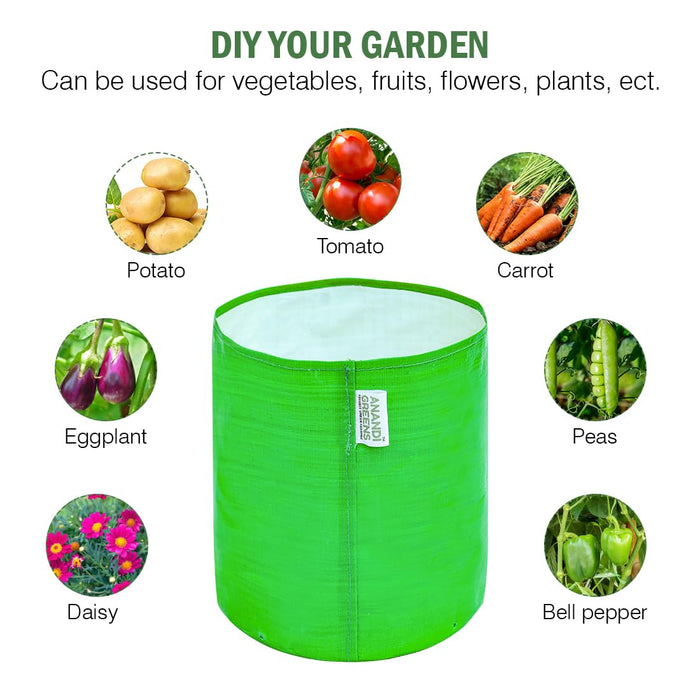 HDPE Circular Grow Bag 9x6 Inch | 260 GSM | UV Protected