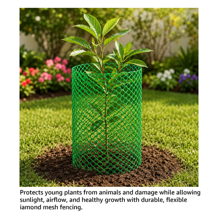 450 GSM - Virgin HDPE Garden Fencing Net