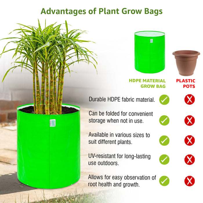 HDPE Circular Grow Bag 18x24 Inch | 260 GSM | UV Protected