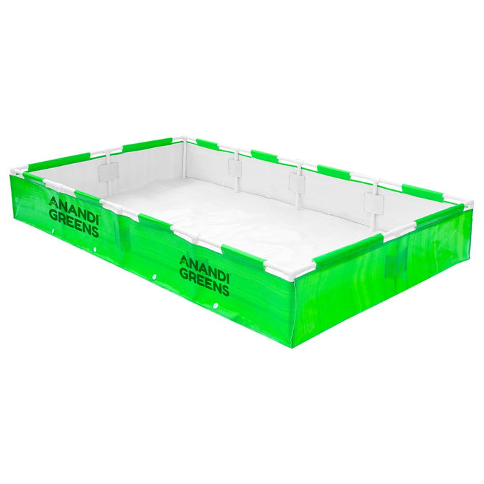 HDPE Rectangular Grow Bag | 8x4x1 Ft | 360 GSM with UPVC Frame