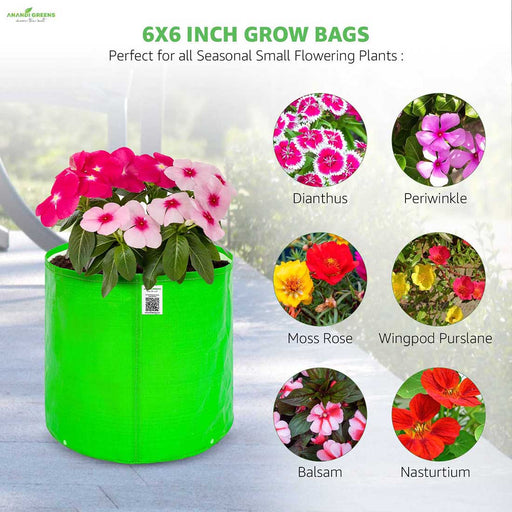 HDPE grow bag for terrace and balcony gardening