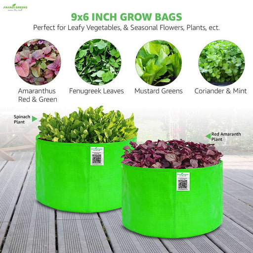 9x6 inch Grow Bag for small plants and herbs