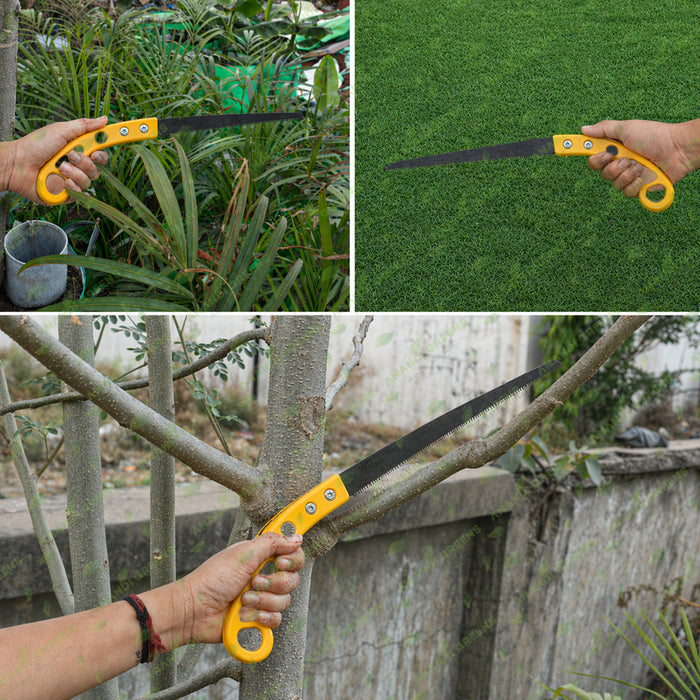 Fixed Blade Pruning Saw (Yellow Handle)