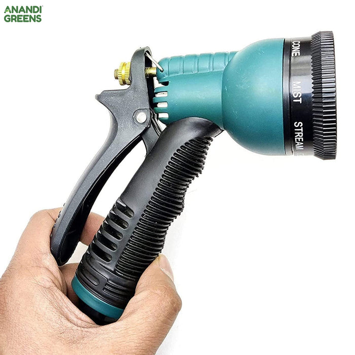 Premium Quality 8 Pattern High Pressure Garden Hose Nozzle Water Spray