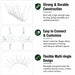 Strong Durable Construction Easy to Connect Fexible Anti Bird & Pigeon Spikes for AC Balcony Railing & Window